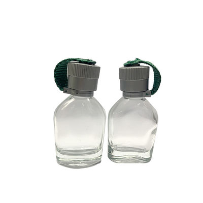 زجاج OEM 25 مللي زجاجات عطر صغيرة غطاء غلاية للسفر