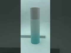 التعبئة والتغليف التجميلي العناية بالبشرة الزرقاء الخفيفة المرنة الزجاجية مع غطاء المسمار