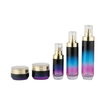 Hot Stamping 40ML Glass Lotion Bottles العناية بالبشرة التعبئة والتغليف كريم زجاجات OEM