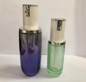 تصميم جديد زجاج زجاجة مضخة التجميل زجاجات غسول الزجاج تغليف مستحضرات التجميل حسب الطلب اللون والطباعة