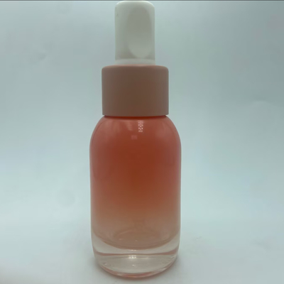 50ml الزجاجة الزجاجية اللوشن الوردي شعار مخصص OEM زجاجة زجاجية الزجاجة اللوشن المصنع بالجملة