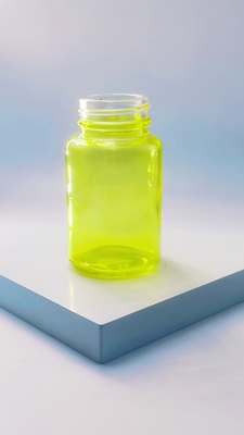 100 مل زجاجة كبسولة زجاجية مكملة للشعر زجاجة كبسولة مستديرة زجاجية لمصل العين ومصل الوجه OEM