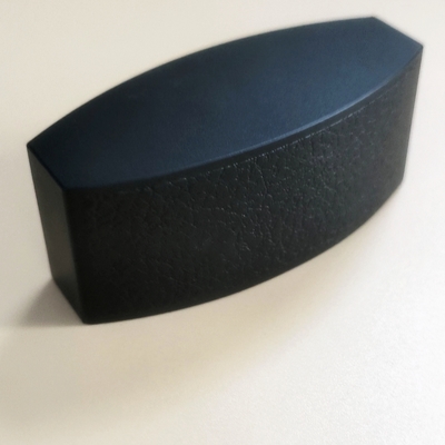 الزجاج المربع المخصص 100 مل فاخرة وأنيقة خالية عطر زجاجة مضخة رش المهرجة الأسود والأزرق لون 15 ملم الرقبة