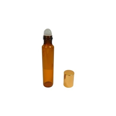 زجاجة عطر زجاجية 8 مل زجاجات دوارة زجاجية تدور على زجاجة شعار الشاشة الحريرية OEM