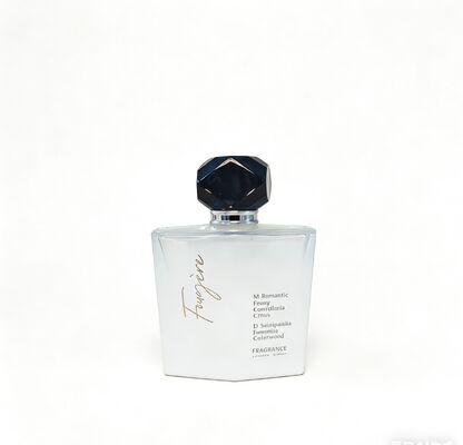 غطاء عطر بنمط الماس الأكثر مبيعًا سعة 100 مل حواف مميزة زجاجة عطر فاخرة