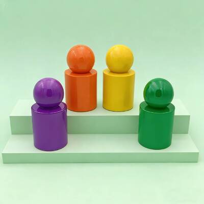 علب الزجاج العطر الفاخرة حسب الطلب 30ml و 50ml الضباب أو مضخة المصل عبوة زجاجية كرة مستديرة غطاء لمنتج المصل