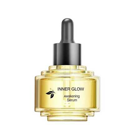 زجاجة قطارة زجاجية فاخرة بلونين سعة 30 مل، تصميم جديد أنيق لزجاجة زيت العناية بالبشرة