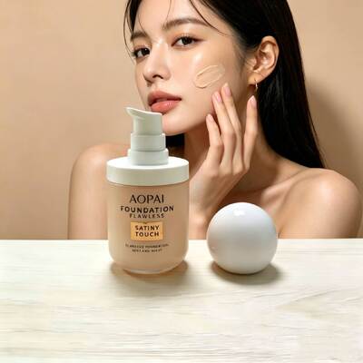 Foundation Bottle Cosmetic Glass Set for Skin Care Serum Pressurized Lotion Essence Bottles with Cap and Pump