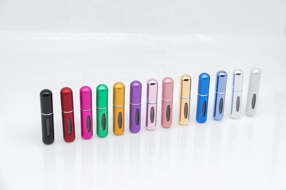 5ml Travel Pocket Parfum Bottle Mini Bottom Refillable 10ml Portable Aluminum Perfume Bottle